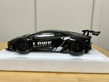 1/18 AUTOart オートアート LB-WORKS ランボルギーニ アヴェンタドール リミテッドエディション （ブラック／カーボンボンネット）_画像1