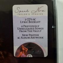 送料無料！ Taylor Swift - Speak Now (Taylor's Version) 2CD テイラー・スウィフト 輸入盤CD 新品・未開封品_画像2