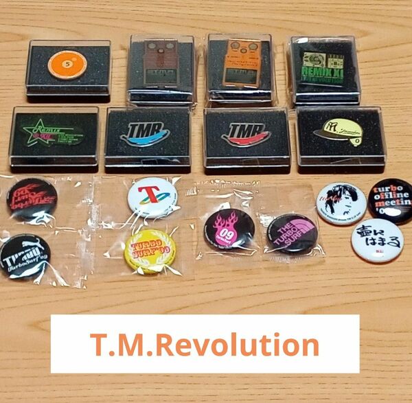 T.M.Revolutionのピンバッジ＆缶バッジ　合計１７個