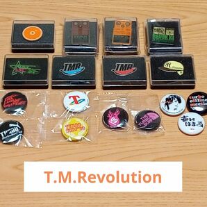 T.M.Revolutionのピンバッジ＆缶バッジ　合計１７個