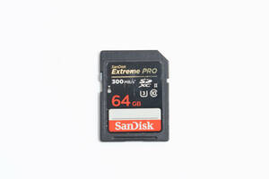 #40a SanDisk サンディスク 64GB SDカード Extreme PRO UHS-Ⅱ uhs-ii U3 300MB/s Extreme PRO SDSDXPK-064G-GN4IN （64GB）