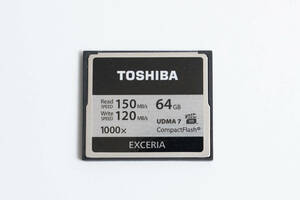 #21a TOSHIBA CF card CompactFlash 64GB EXCERIA series UDMA 7 correspondence 