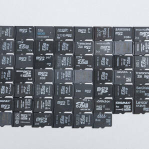 #69 microSDカード マイクロSDカード 54枚 デジカメ ガラケー 携帯 スマホ ジャンク 大量 現状品 まとめの画像1