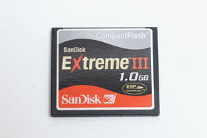 #81i SanDisk サンディスク Extreme III 1GB 1.0GB CFカード コンパクトフラッシュ