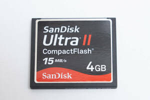 #81n SanDisk サンディスク Ultra II 4GB 15MB/s CFカード コンパクトフラッシュ