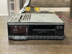  Junk 80's* Addzest made 1DIN cassette deck BAY-707A 1989 year made sound . doesn't go out 