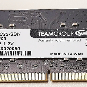 Team ノートPC用メモリ SO-DIMM DDR4 3200MHz PC4-25600 16GBの画像1