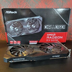 【美品】ASRock Challenger AMD Radeon RX 6600 グラフィックボード