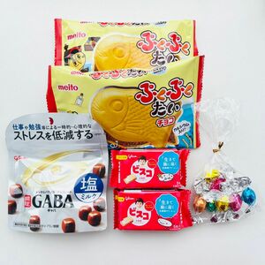 ②　ぷくぷくたい　チョコ　ギャバ　ビスコ　カラフルチョコ　お菓子　おやつ