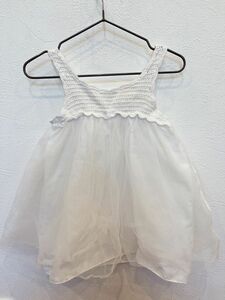 キャミソール ワンピース トップス ブラウス　子供服　女の子　チュール　サイズ90