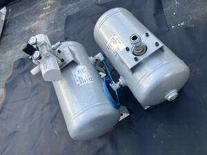 中古 SMC AIR TANK VBAT05A1 エアタンク　２個セット　増圧弁　増圧ポンプ　　VBA10A-02GN