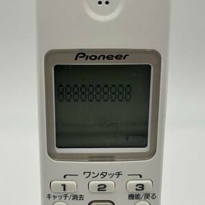 Pioneer/パイオニア 子機 充電器付き 通電・簡易ボタン操作確認済み TF-EK35-Wの画像2