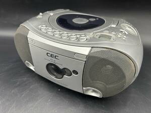 CEC/シーイーシー株式会社 CD・ラジオカセットプレーヤー オーディオ機器 通電確認済み SCD156