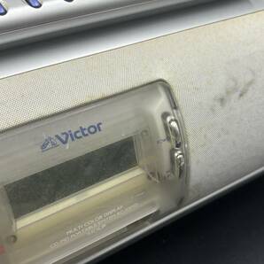Victor/ビクター ポータブルシステム MD/CD/カセット 2003年製 オーディオ機器 通電確認済み RC-X5MD-Sの画像9