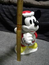 ★ディズニー★ミッキーマウス 陶器製 大きな置物★クリスマス サンタ インテリア 玄関_画像2