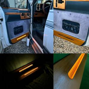 95 year ~ Chevrolet Astro illumination ilmi orange amber left right 2 pcs set camping also 12V indirect lighting LED wood panel 