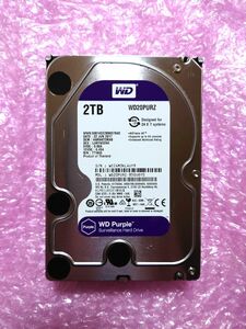 Western Digital WD20PURZ 2TB HDD 使用時間68時間 DIGA 監視カメラ