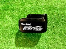 ★美品★makita/マキタ・BL1430B・14.4V・3.0A・純正リチウムイオン電池/ バッテリー・残量表示機能付★動作確認済★日立・18V_画像2