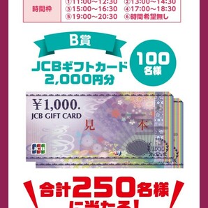 【２口】レシート懸賞応募、選べるデジタルギフト、JCB 商品券など当たる！キャンペーン２種類 ソフ 日本アクセスの画像3