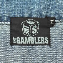 ★風合良 ギャンブラーズ THE GAMBLERS デニム オールインワン M インディゴ ツナギ サロペット パンク ロック アメカジ ストリート 古着★_画像6