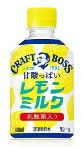  Suntory craft Boss лимон молоко 280ml пластиковая бутылка ×24 шт. входит ×2 кейс 