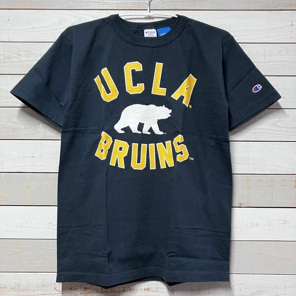 SIZE L CHAMPION T1011 NAVY TEE SHIRT UCLA BRUINS MADE IN USA チャンピオン ネイビー Tシャツ ブルーインズ バスケット アメリカ製