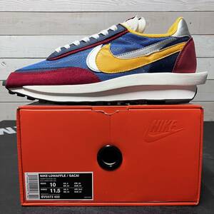 即決送料無料 28cm NIKE LDWAFFLE SACAI NAVY RED YELLOW BV0074-400 ナイキ LD ワッフル サカイ ネイビー レッド イエロー