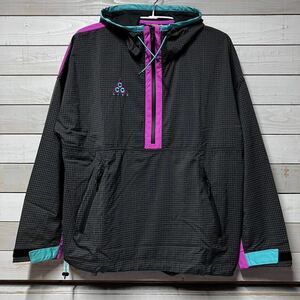 SIZE M NIKE ACG WOVEN HOOD ANORAK JACKET 931908-060 ナイキ ウーブン フード アノラック ジャケット BLACK ブラック