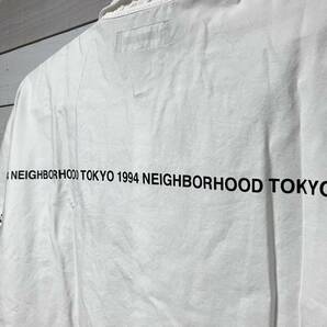 SIZE M NEIGHBORHOOD NBHD NH 3204 WHITE SHIRT ネイバーフッド ホワイト シャツ ラグラン オーバーサイズの画像5