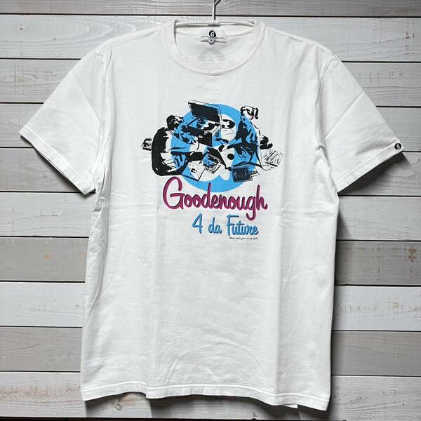 SIZE 4 GOODENOUGH GDEH GE WHITE TEE SHIRT グッドイナフ ホワイト Tシャツ