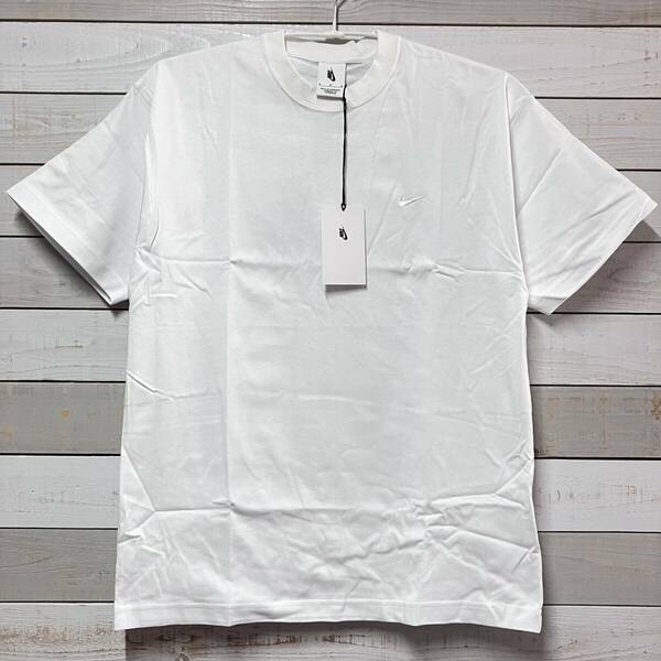 SIZE M NIKE LAB SOLO SWOOSH WHITE TEE SHIRT DA0321-121 ナイキ ラボ ソロ スウォッシュ ホワイト Tシャツ