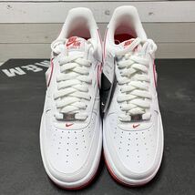 27.5cm NIKE AIR FORCE 1 LOW 07 WHITE PICANTE RED DV0788-102 ナイキ エア フォース ワン ロー ローカット ホワイト_画像2