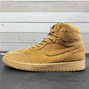 即決送料無料 27cm NIKE AIR JORDAN 1 RETRO HI OG WHEAT 555088-710 ナイキ エア ジョーダン ワン レトロ ハイカット オリジナル ウィート