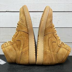 即決送料無料 27cm NIKE AIR JORDAN 1 RETRO HI OG WHEAT 555088-710 ナイキ エア ジョーダン ワン レトロ ハイカット オリジナル ウィートの画像4