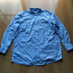 無印良品 ボタンダウンシャツ 95-1-301 メンズ XXL ライトブルー