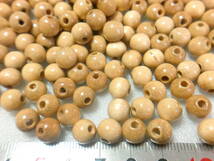 ☆202個♪■天然WOOD♪■ナチュラル8mm■お買い得~♪_画像2