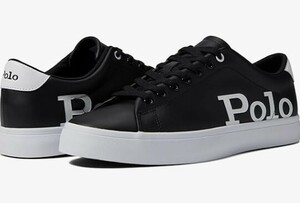 2024最新　US正規　日本未発売　Polo Ralph Lauren Longwood Logo Leather Sneaker　ポロロゴ　スニーカー　本物をお届けします！