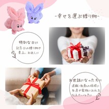  【ピンク】プチギフト用 うさぎ ハンカチ 専用袋付き 全5カラー 厚手 ふわふわ 柔らかい キッチン 風呂 無地 瞬間吸水 速乾 おしゃれ_画像9