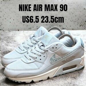 NIKE Nike air max 90 AIR MAX 90 23.5cm голубой женский спортивные туфли NIKE спортивные туфли Nike air max 