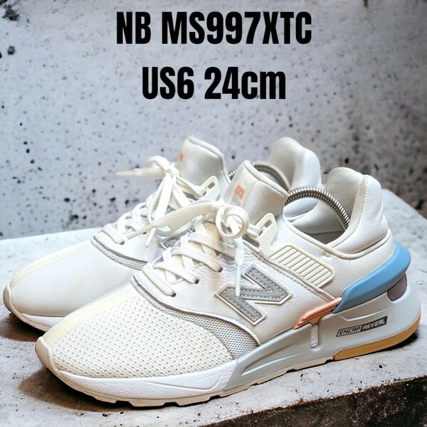 new balance ニューバランス MS997XTC 24cm ホワイト　レディーススニーカー　ニューバランススニーカー　ニューバランス997