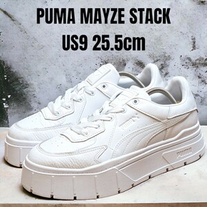 PUMA MAYZE Puma meiz25.5cm white thickness bottom sneakers lady's sneakers PUMA sneakers PUMA thickness bottom Puma sneakers 