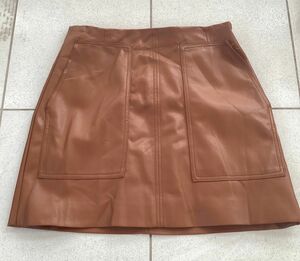 H&M フェイクレザースカート　Mサイズ