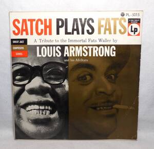 ルイ・アームストロング/Louis Armstrong 「SATCH PLAYS FATS」LP レコード PL-5015 JAPAN COLUMBIA