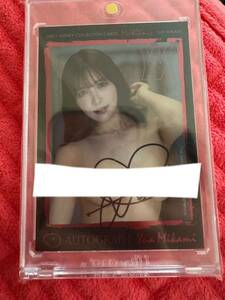 1枚限定　三上悠亜 ジューシーハニー Mellifluusメリフルアス）」Mellifluus Autographs 1/1 1 of 1