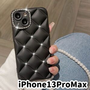 ☆iPhone13ProMaxケース パール　ショルダー　ストラップ　ケース