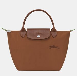 【新品】ロンシャン LONGCHAMP ル プリアージュ グリーン S トップハンドルバッグ コニャック - リサイクルキャンバス 