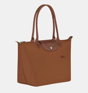 【新品】ロンシャン LONGCHAMP ル プリアージュ グリーン M ショルダーバッグ コニャック - リサイクルキャンバス 