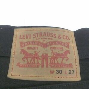 levis ストレッチ ブラック スキニー パンツ w30 l27の画像4