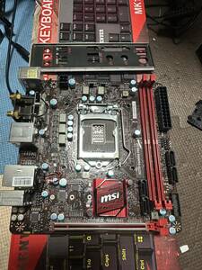 MSI マザーボード H270I GAMING PRO AC LGA1151 Mini ITX 