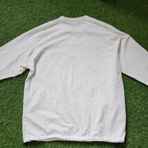 ナンガ　NANGA 長袖Tシャツ ホワイト サイズM　ECO HYBRID OVERSIZED L/S TEE / エコハイブリッド オーバーサイズ ロングスリーブティー_画像6